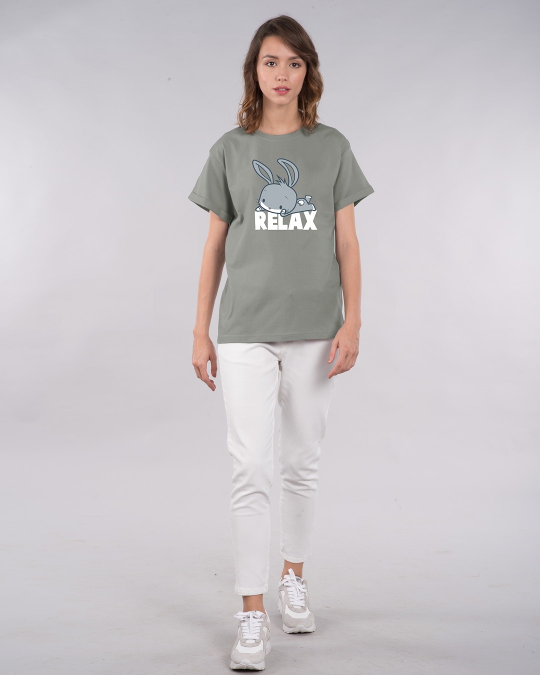 Shop Relax Chibi Bunny Boyfriend T-Shirt (LTL)-Design