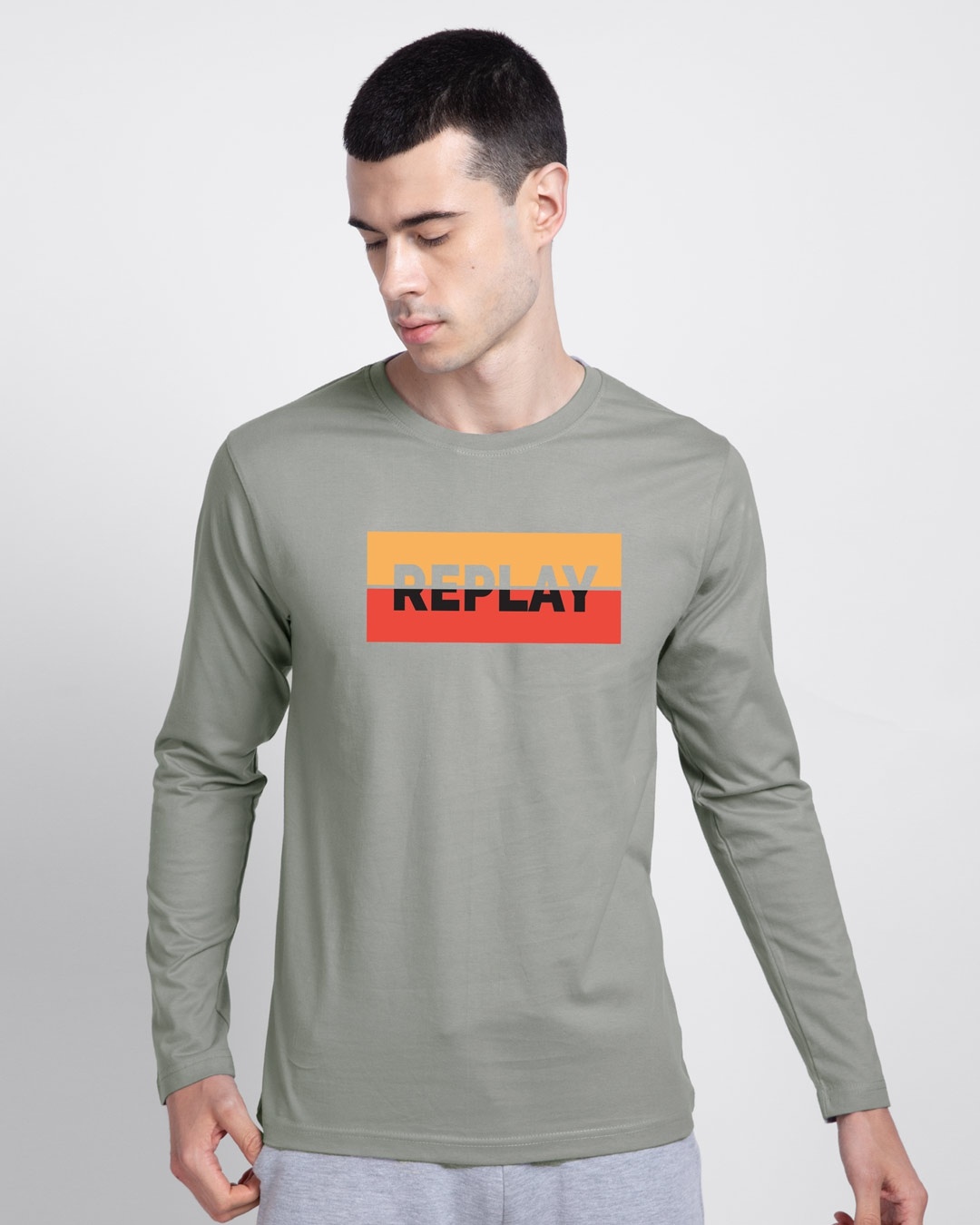 Shop Replay Full Sleeve T-Shirt-Front