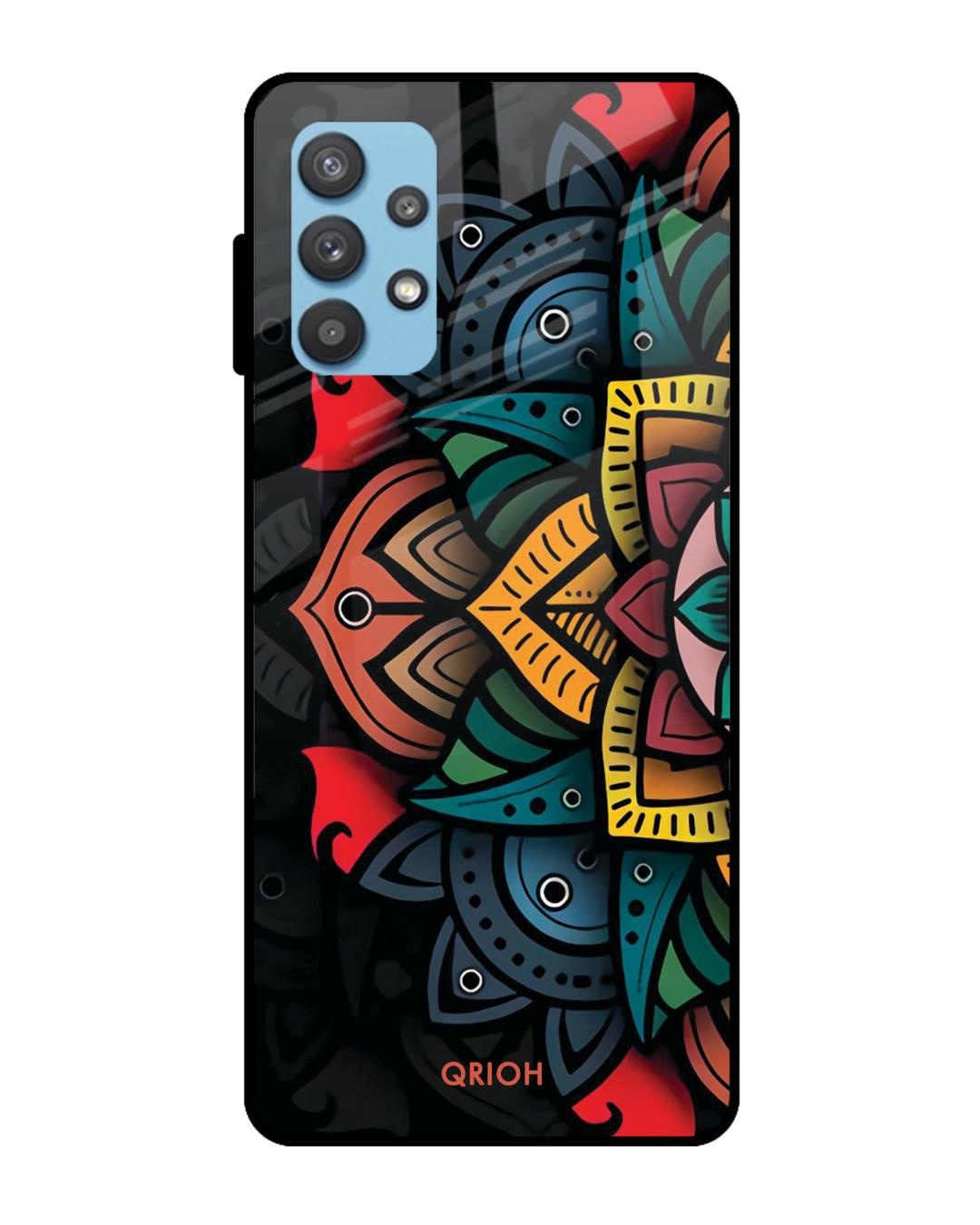 Shop Retro Printed Premium Glass Cover For  A52s 5G(Impact Resistant-Front