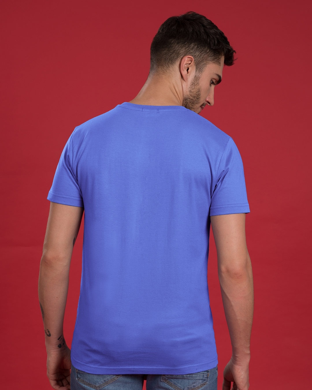 Buy Risk Taker Half Sleeve T-Shirt for Men blue Online at Bewakoof
