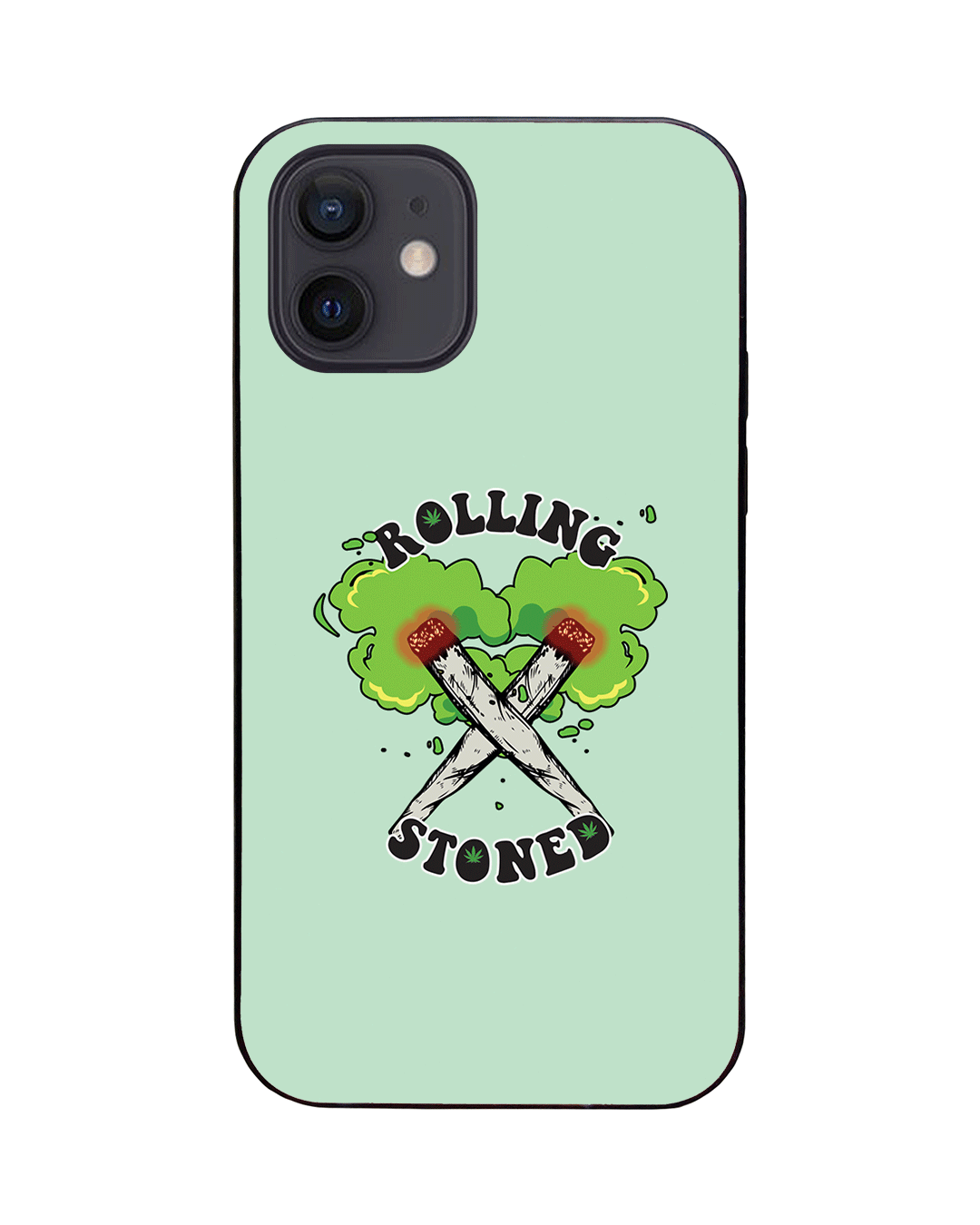 Shop Rolling Stoned LED Cover for iPhone 12-Front