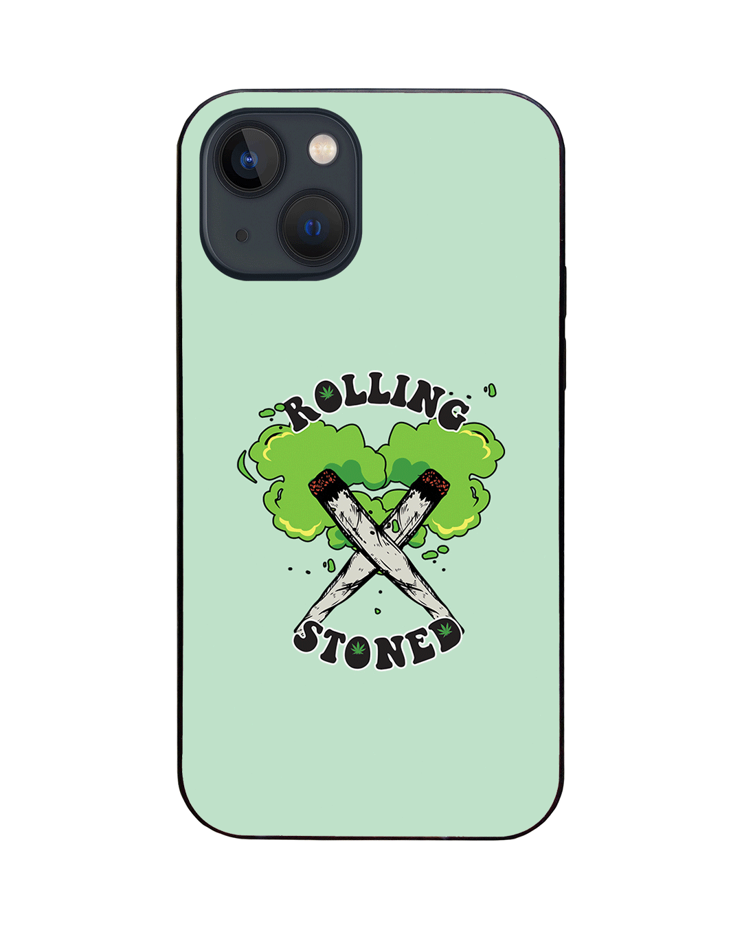 Shop Rolling Stoned LED Cover for iPhone 13 mini-Front