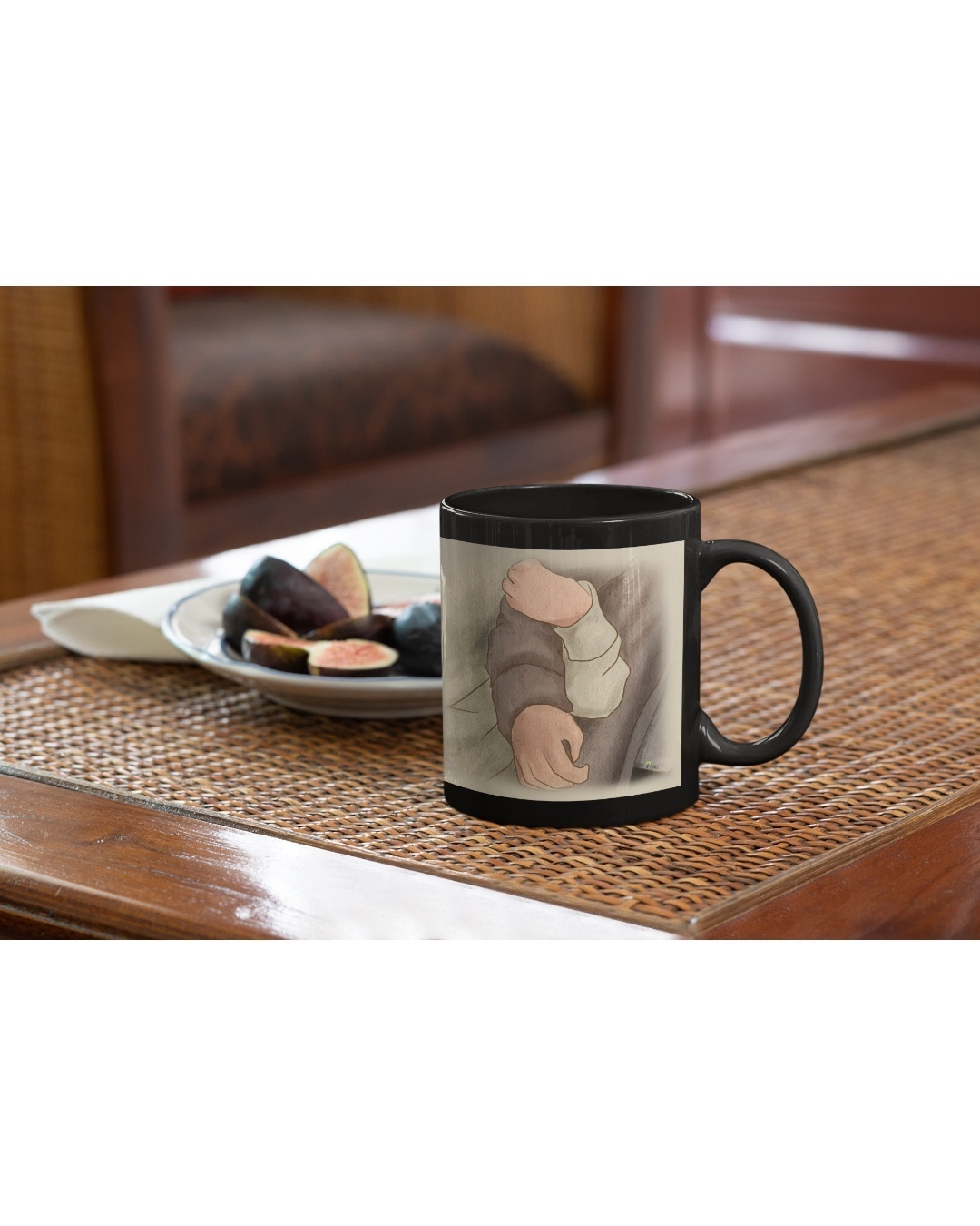Shop Romantic Kilig Ceramic Mug,  (320ml, Sky Blue , Single Piece)-Design
