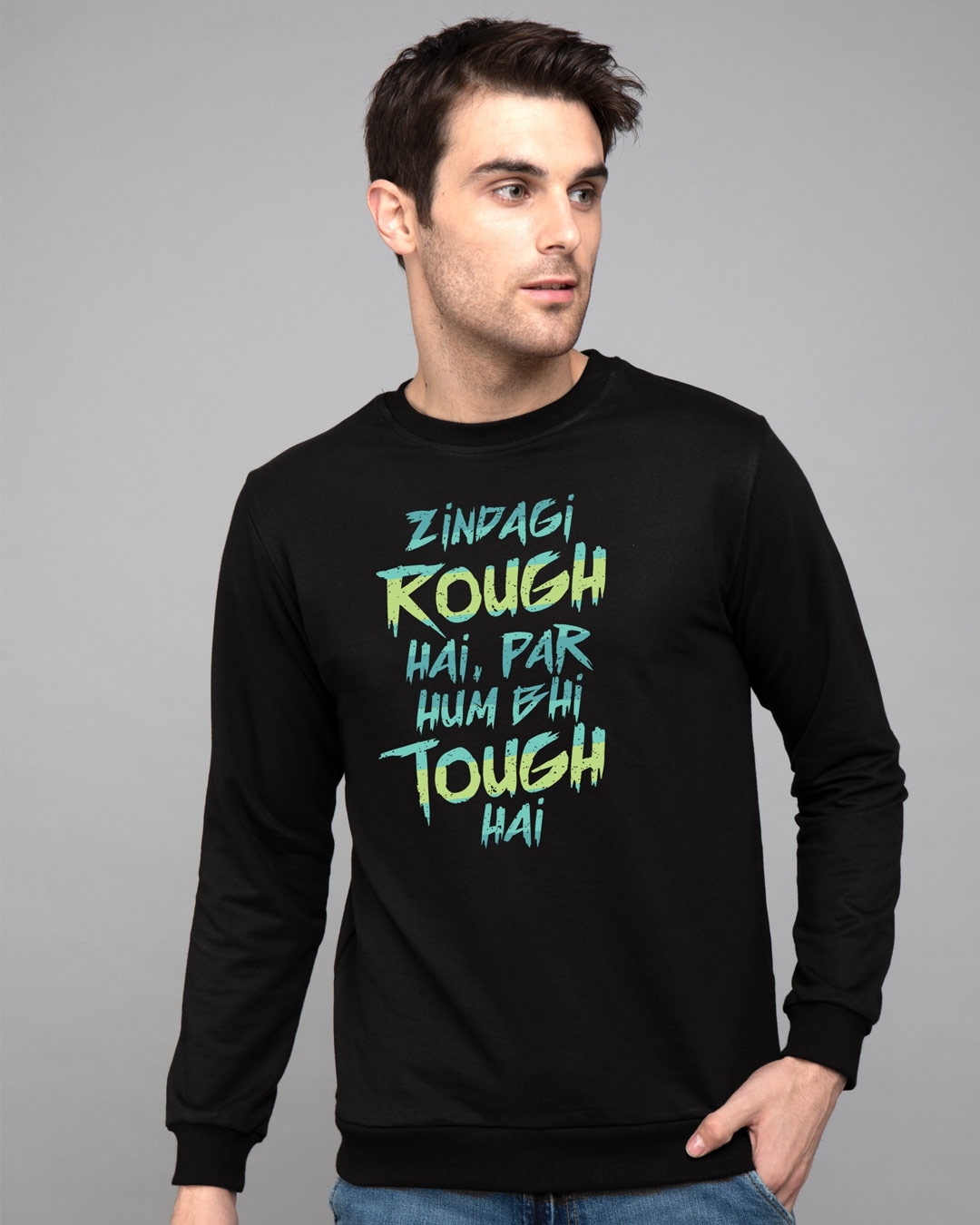 Shop Rough & Tough Fleece Light Sweatshirt-Front