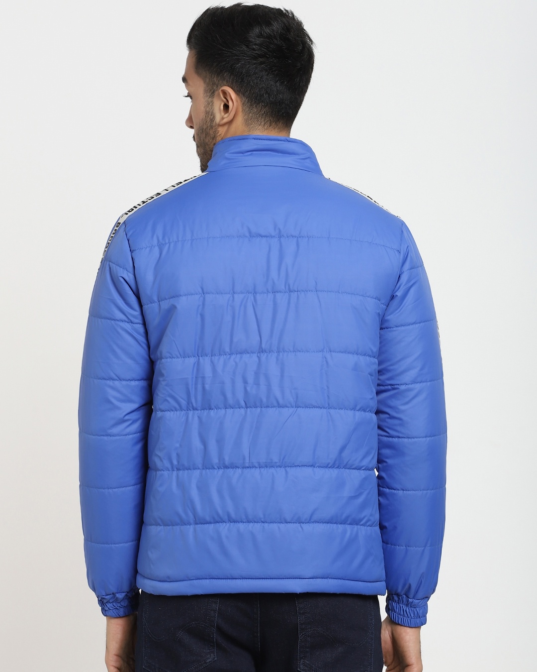 Shop Royal Blue Puffer Jacket-Full