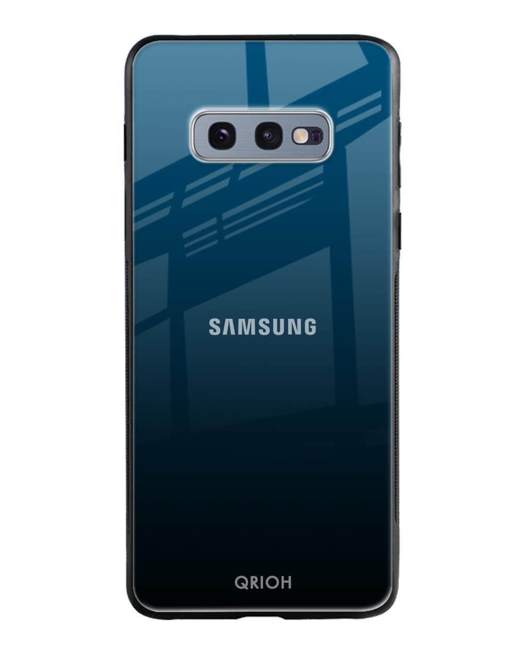 Shop Sailor Blue Premium Glass Cover For Samsung Galaxy S10E(Impact Resistant, Matte Finish)-Front