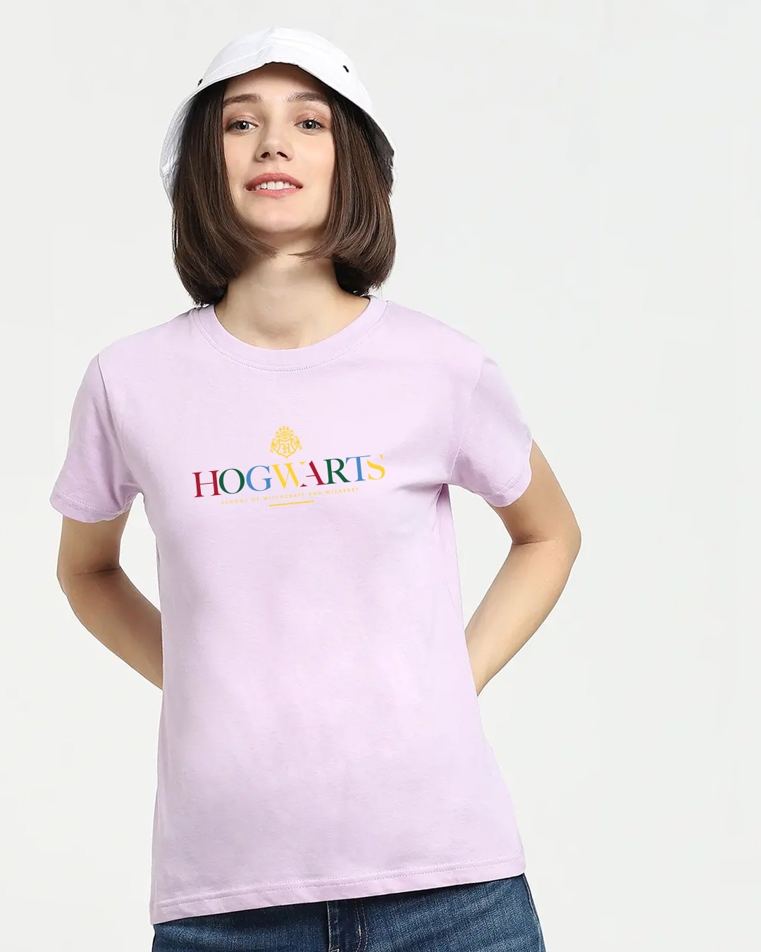 Shop School of Witchcraft Half Sleeve T-shirt-Front