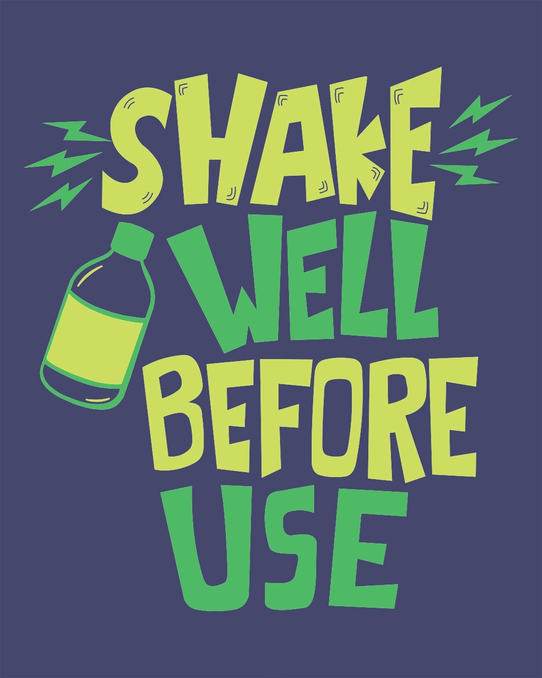 Buy Shake Well Before Use Side Printed Boxer Online In India At Bewakoof