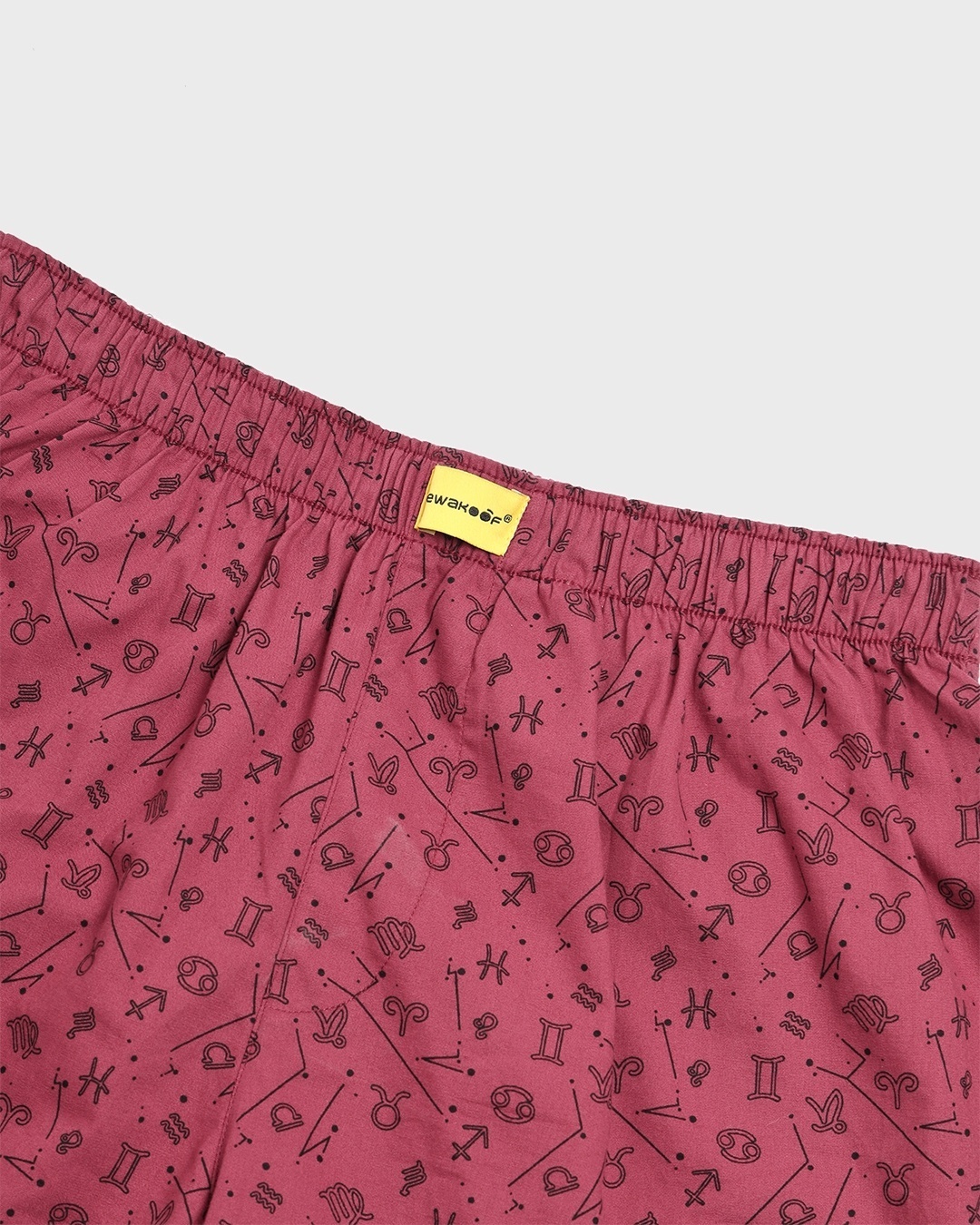 Shop Men's Red All Over Signs Printed Boxers