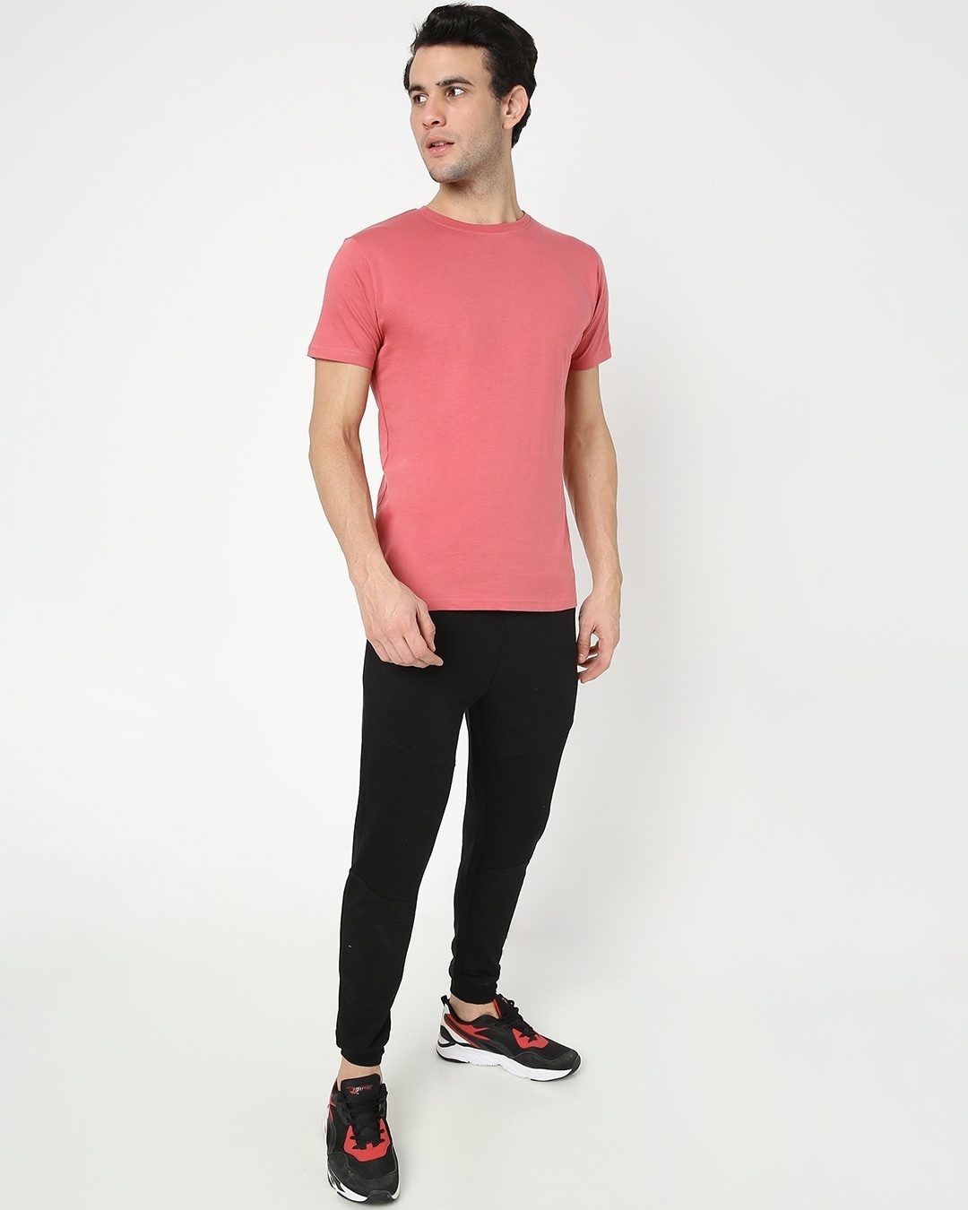 Buy Men's Pink T-shirt for Men pink Online at Bewakoof