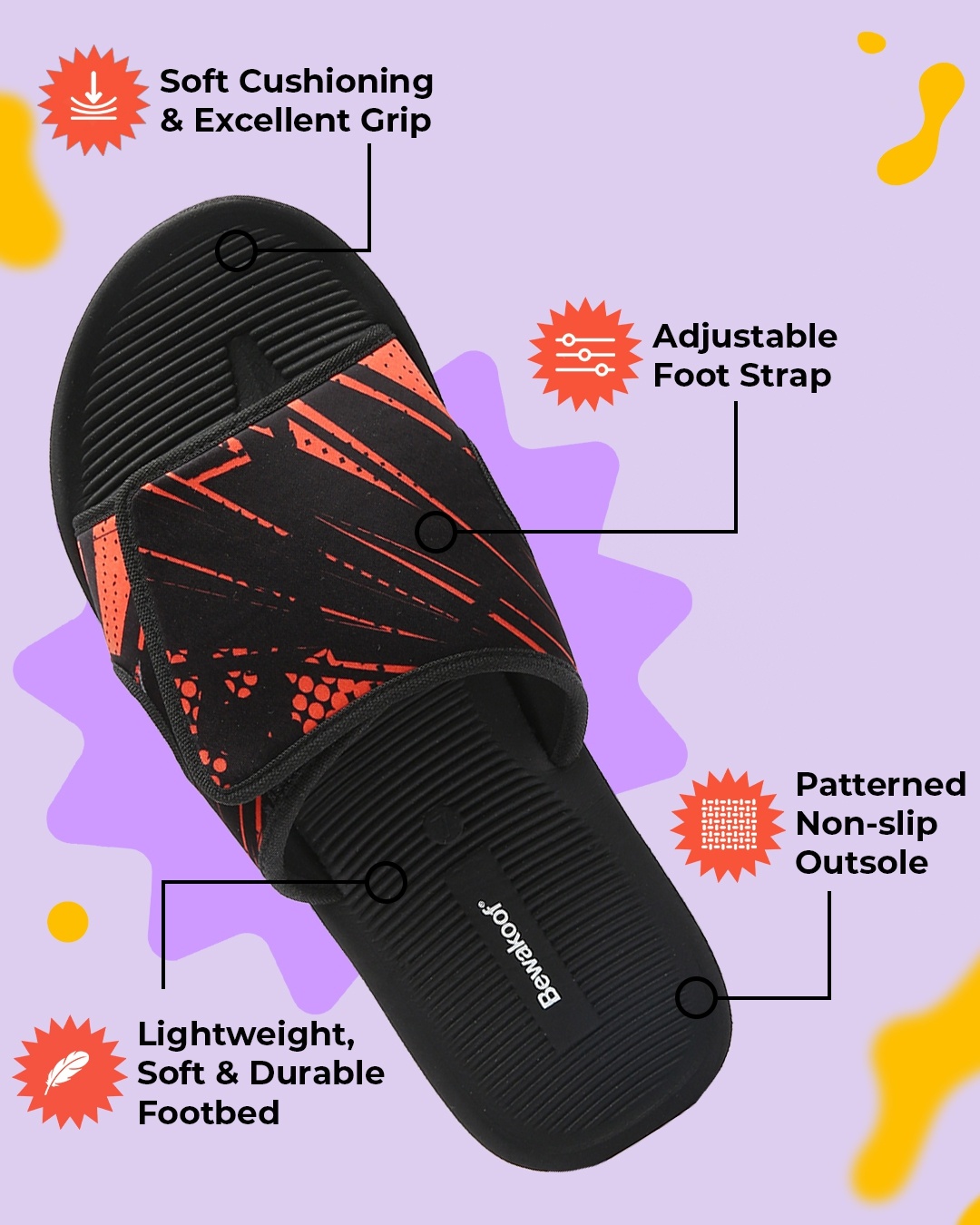 Shop Sliding Bat Lightweight Adjustable Strap Men Slider
