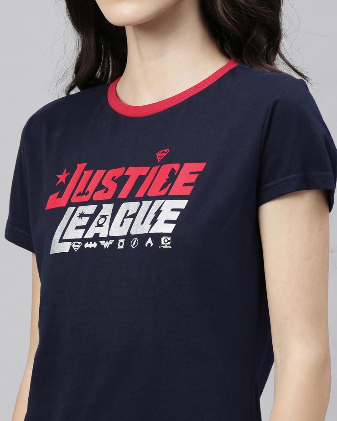 Shop Justice League   Logo T Shirt