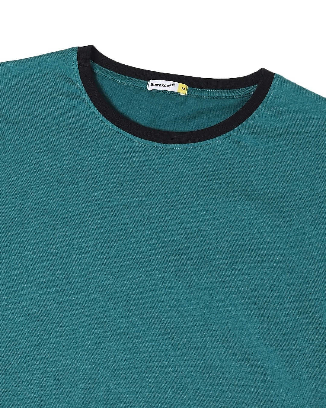Shop Men's Snazzy Green Sleeve Panel Oversized T-shirt