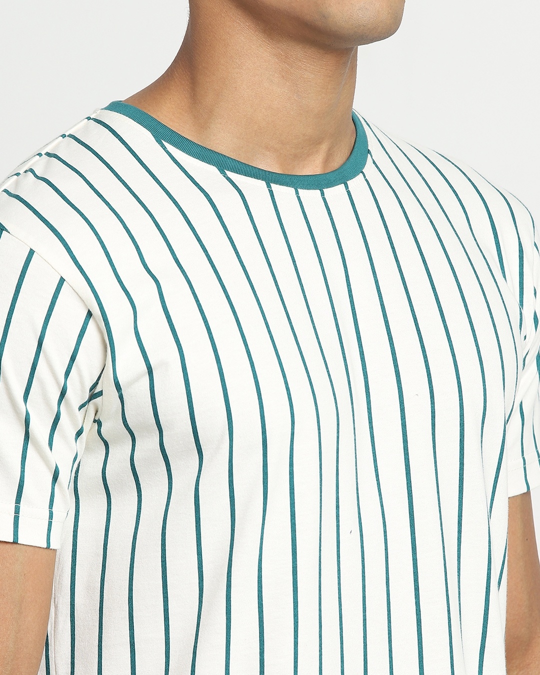 Shop Snazzy Green Stripe T-shirt