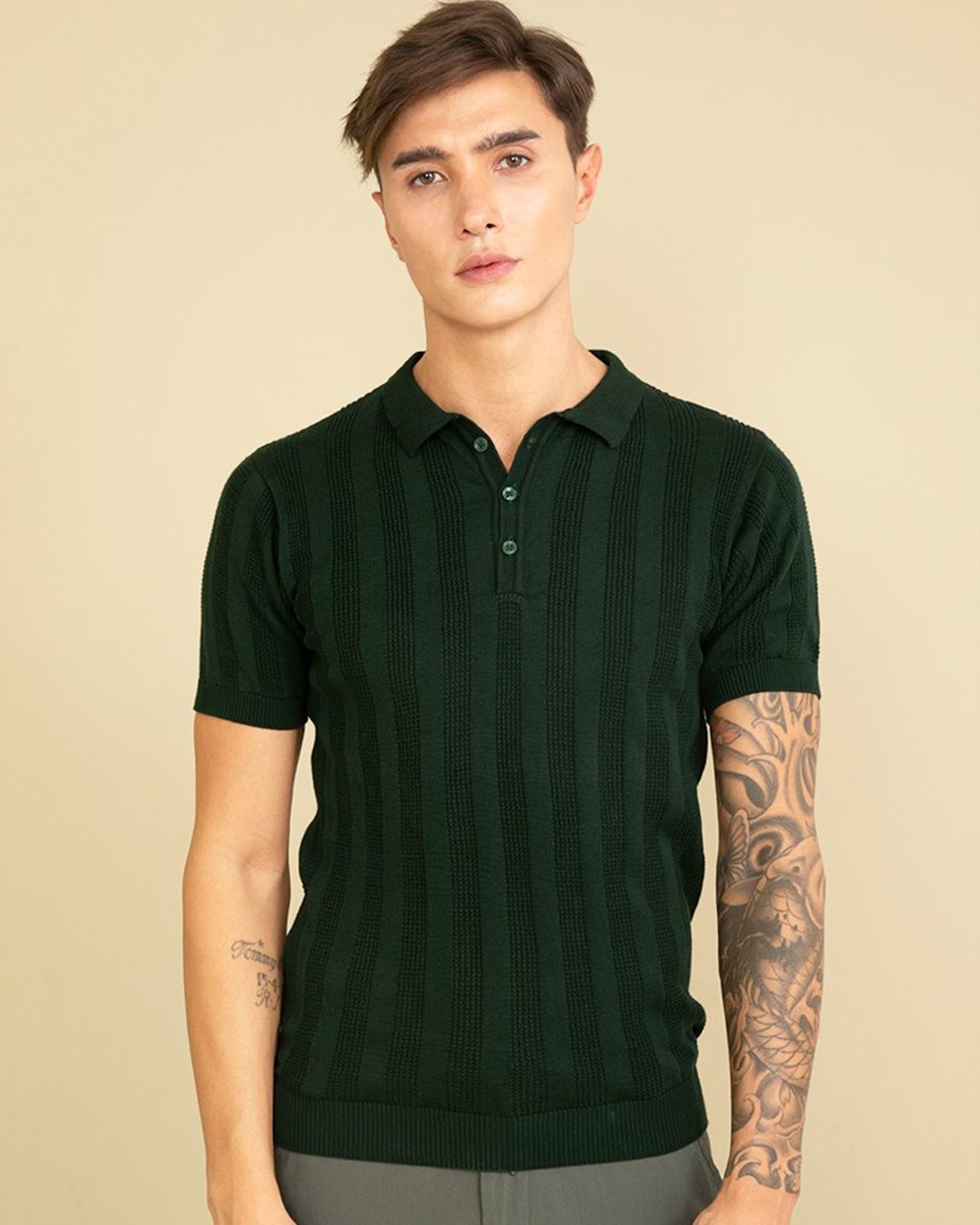 Shop Elite Green T Shirt-Front