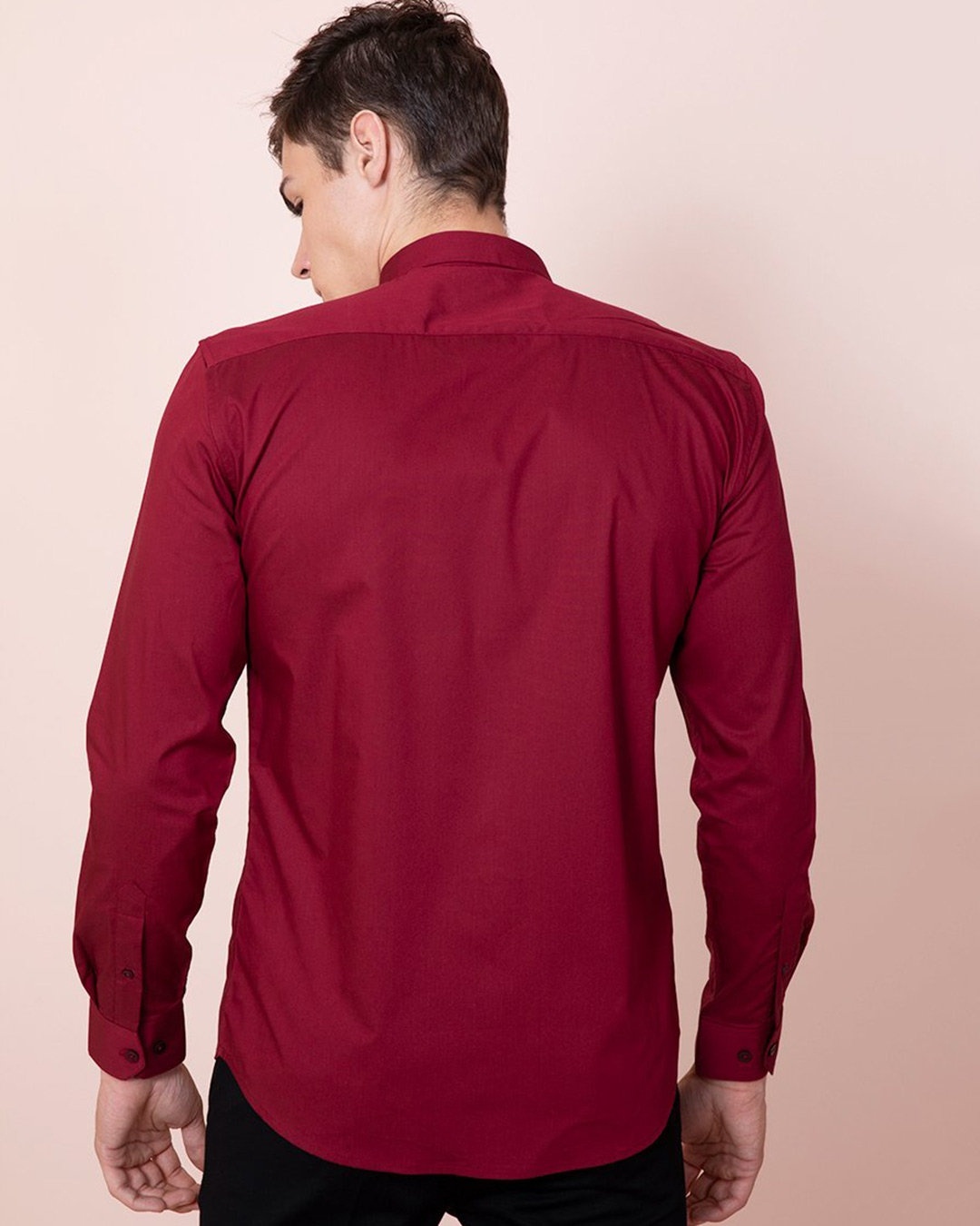 Shop Glimmer Plus Size Red Shirt-Back