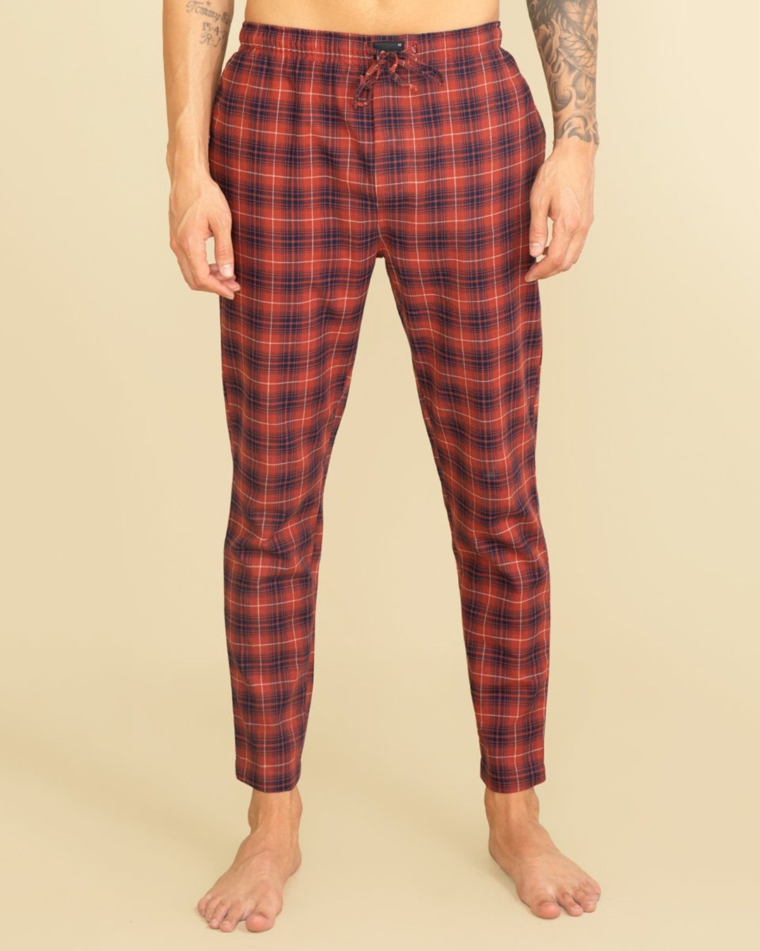 Shop Laze Brick Red Pyjama-Front
