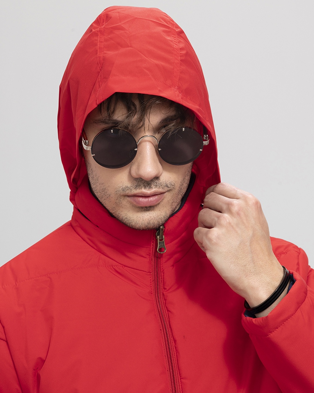 Buy Snitch Men's Blue Slim Fit Reversible Puffer Jacket for Men Blue Online at Bewakoof