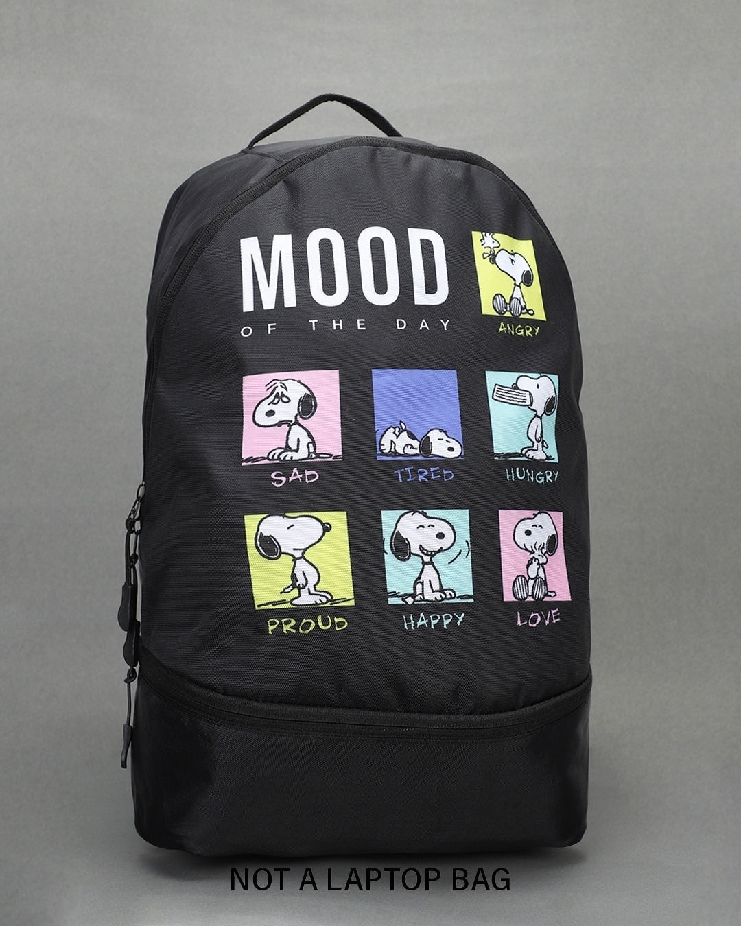 Amazon.com | Concept One Peanuts Snoopy Mini Backpack, Small Bookbag, Black  | Casual Daypacks