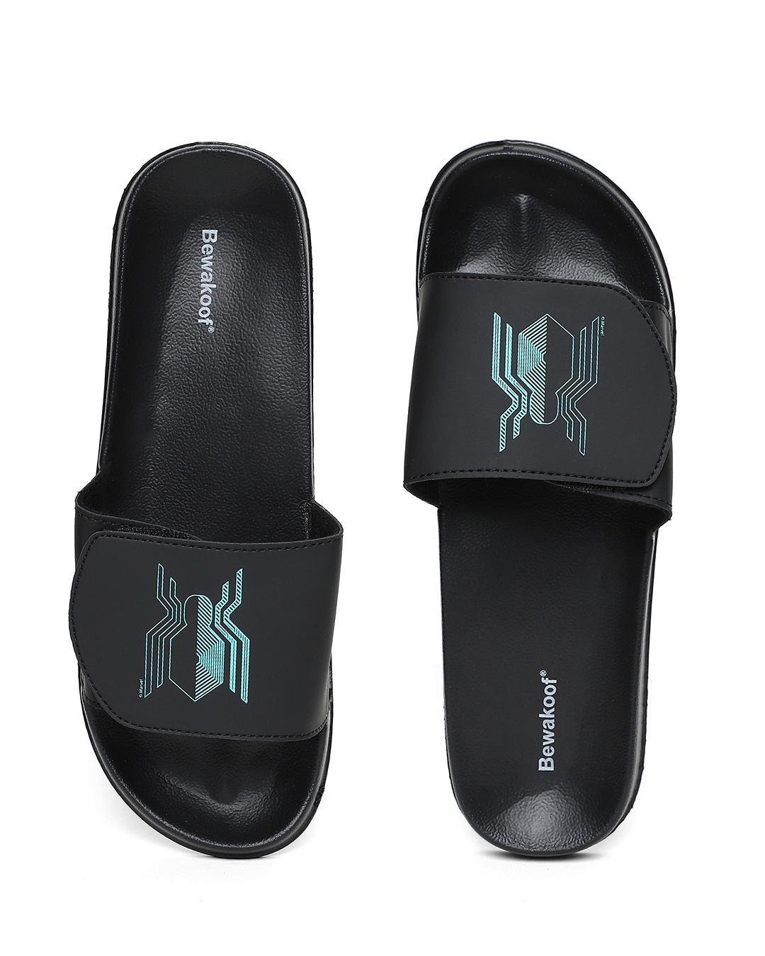 Shop Spidey Lightweight Adjustable Strap Men Slider (FFHL)-Back