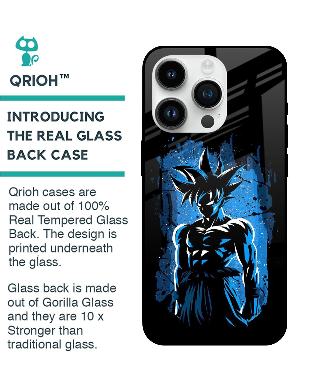 Shop Splatter Instinct Premium Glass Case for Apple iPhone 14 Pro (Shock Proof,Scratch Resistant)-Back