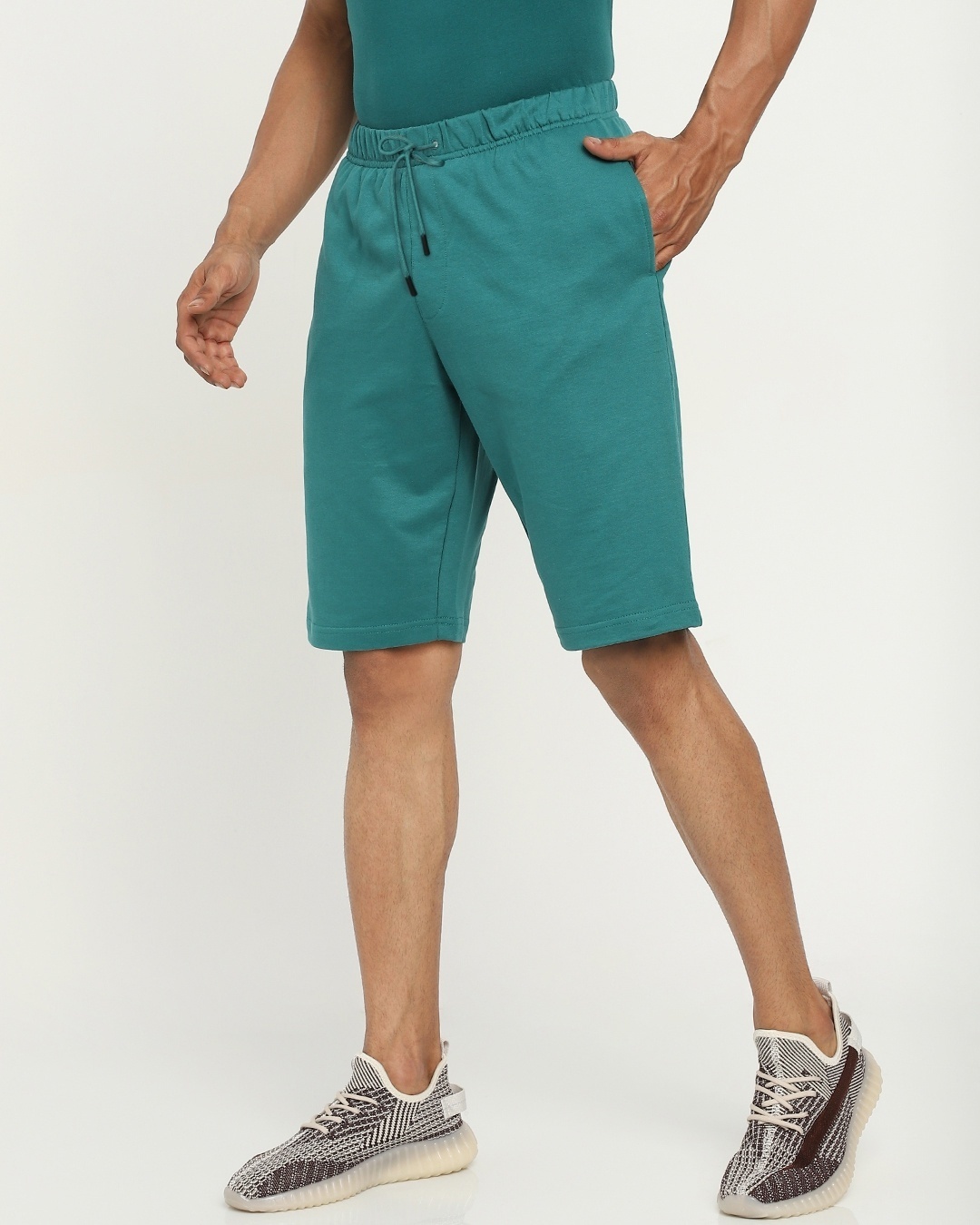 Shop Men's Storm Green Shorts-Back
