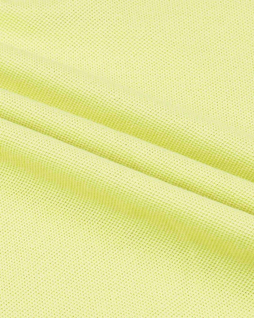 Buy Sunny Lime Pique Polo for Men yellow Online at Bewakoof