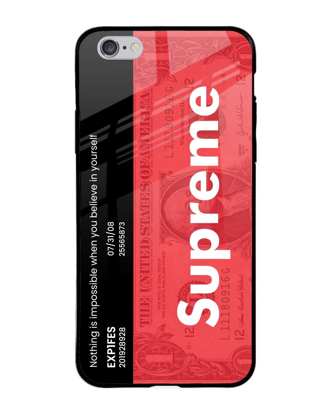 Iphone 6 hotsell plus supreme case