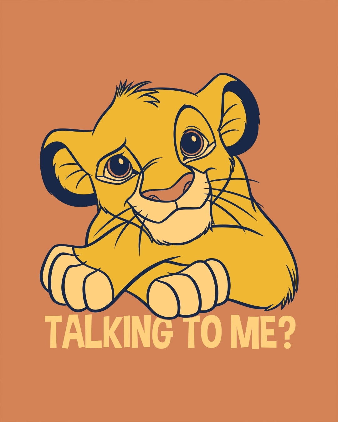 Shop Talking To Simba Boyfriend T-Shirt (DL)-Full
