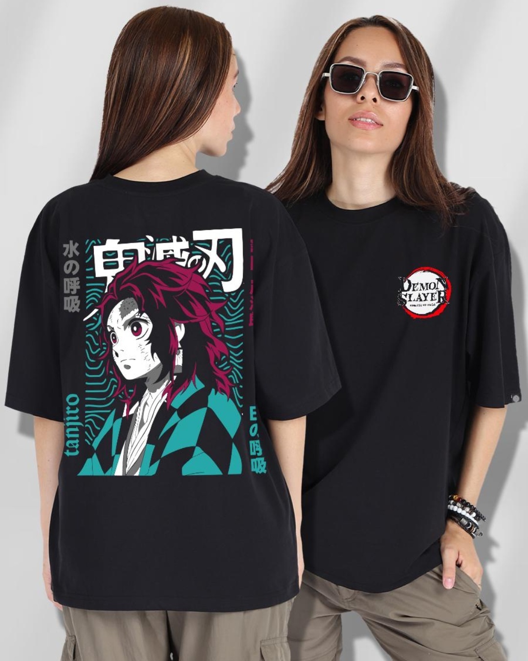 Demon Slayer Tanjiro Black T-Shirt