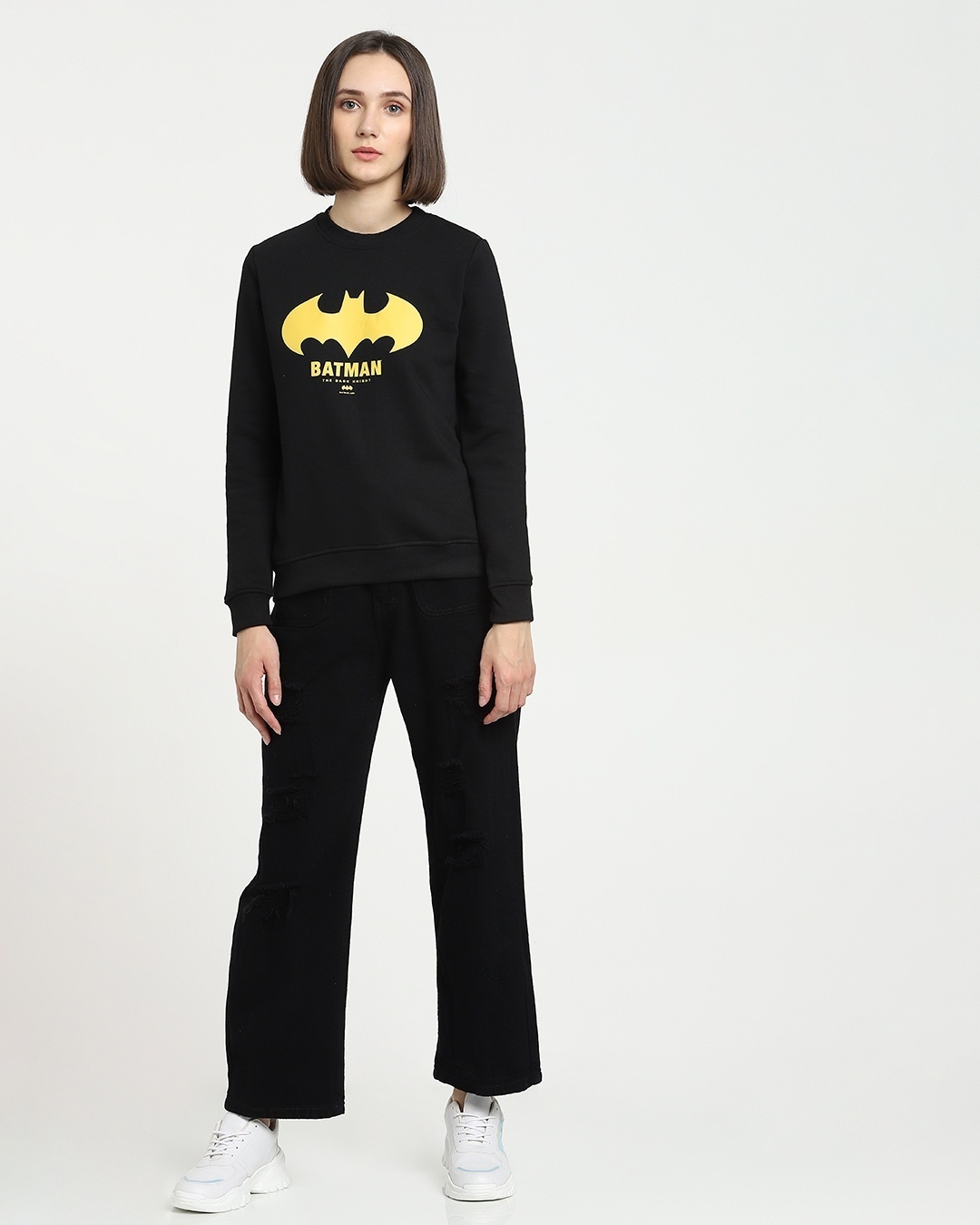 Shop The Dark Knight Fleece Sweatshirt-Full