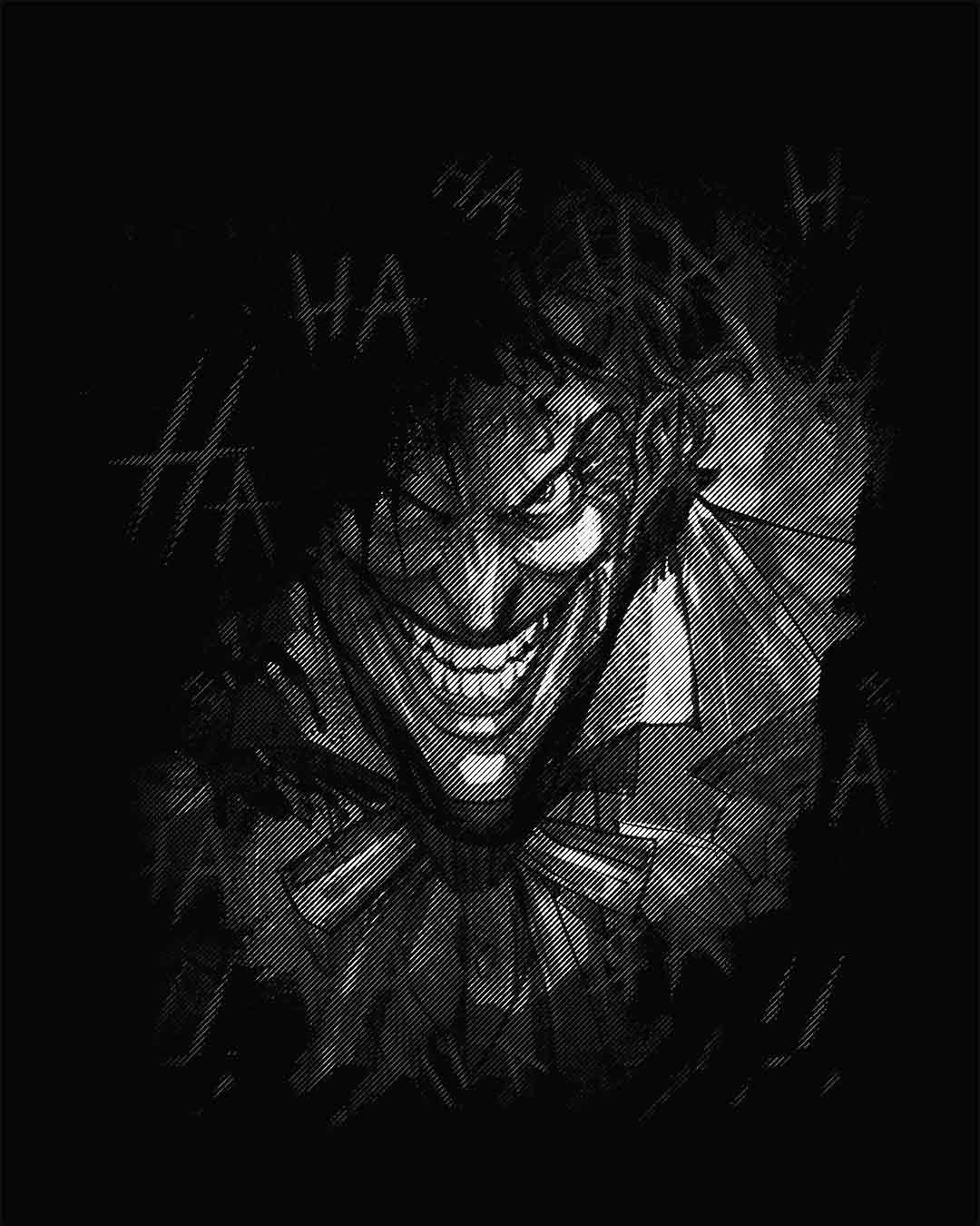 Shop The Joker Laugh Glow In Dark Half Sleeve T-Shirt  (BML)