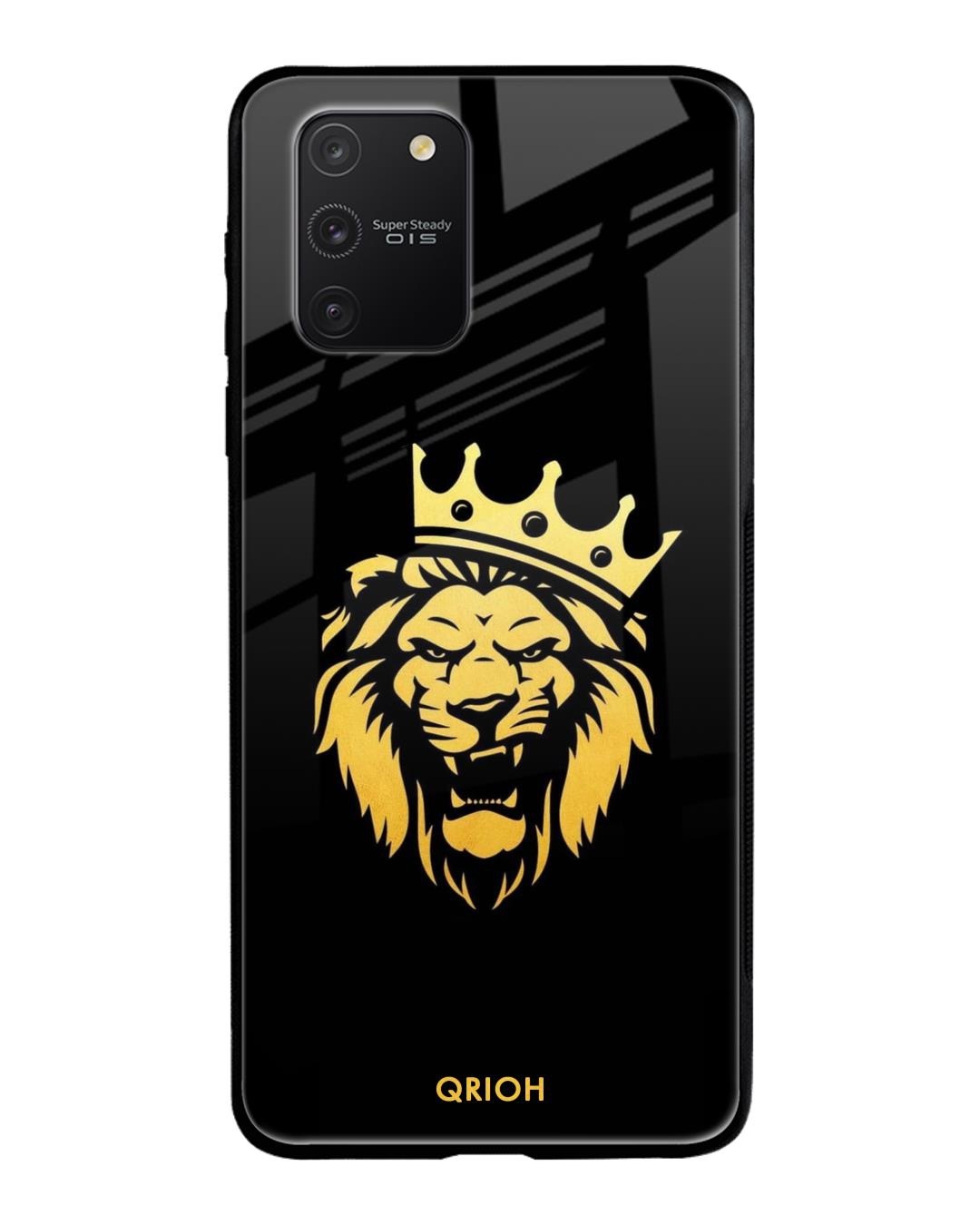Shop The King Printed Premium Glass Cover For Samsung Galaxy S10 lite(Impact Resistant, Matte Finish)-Front