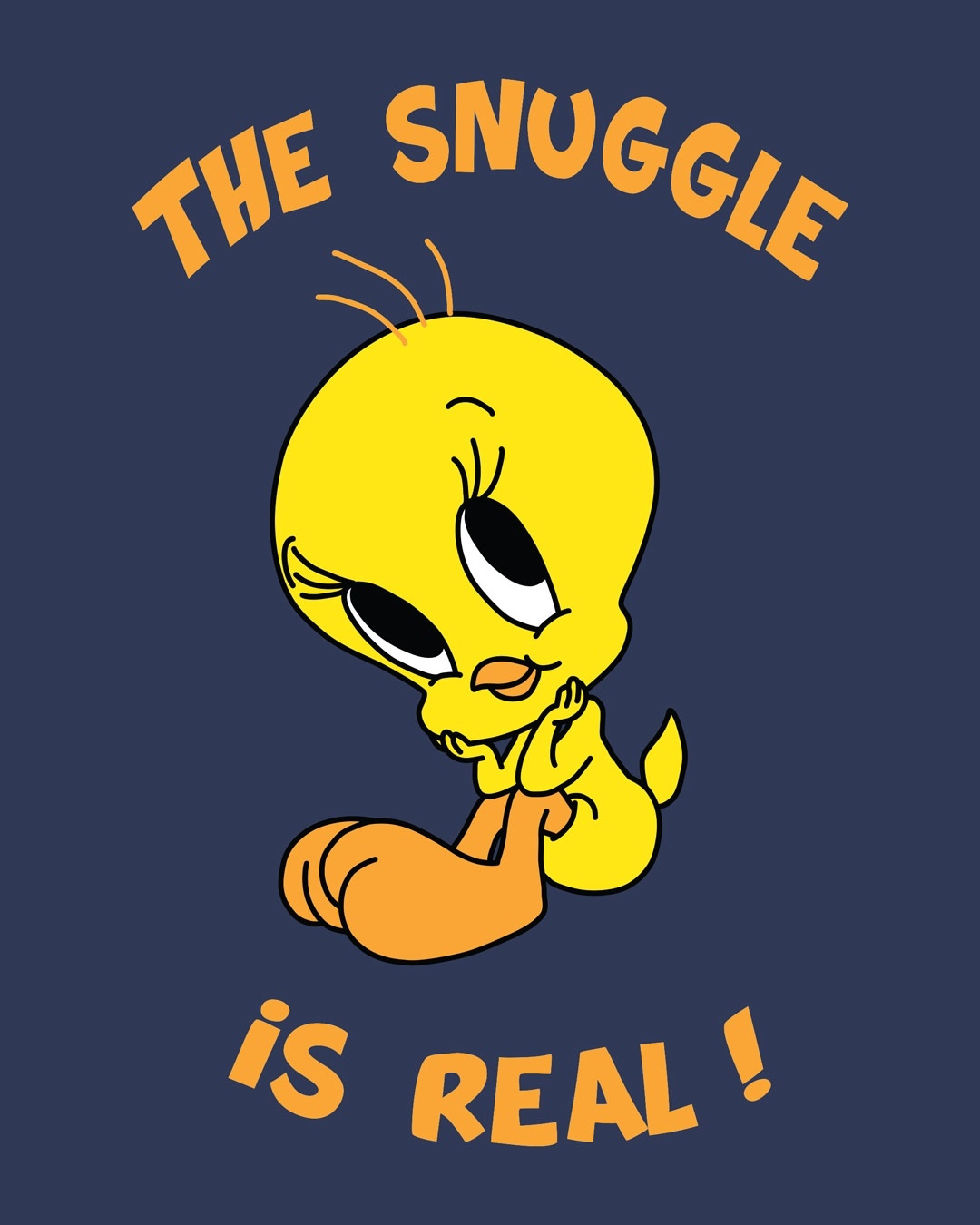 Shop The Snuggle Is Real Half Sleeve T-Shirt (TWL)-Full