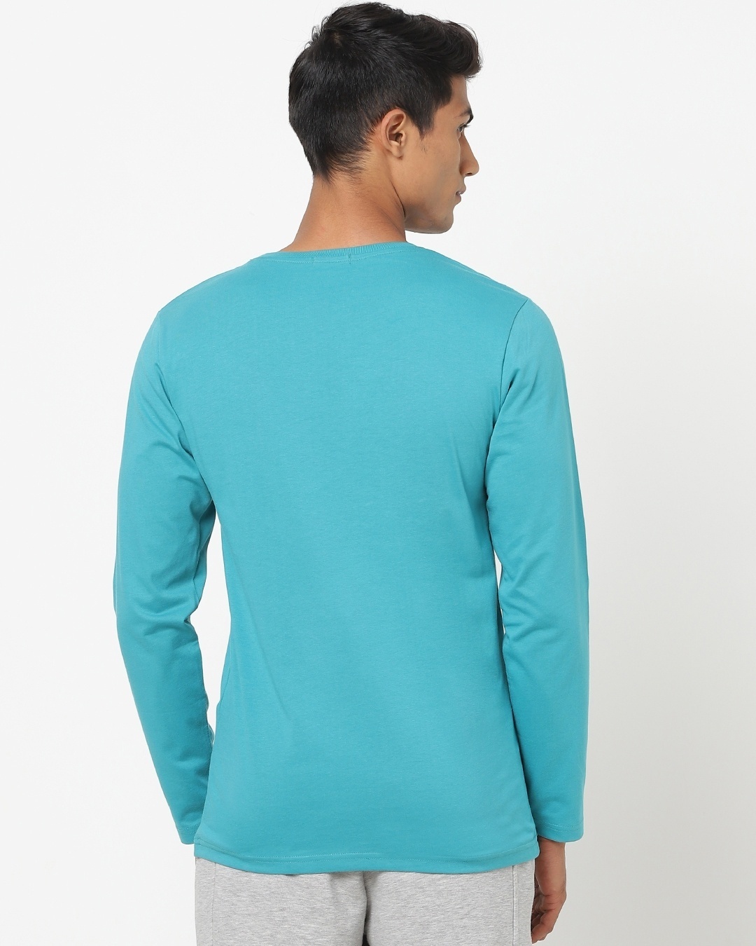Shop Tropical Blue Full Sleeve T-Shirt-Design