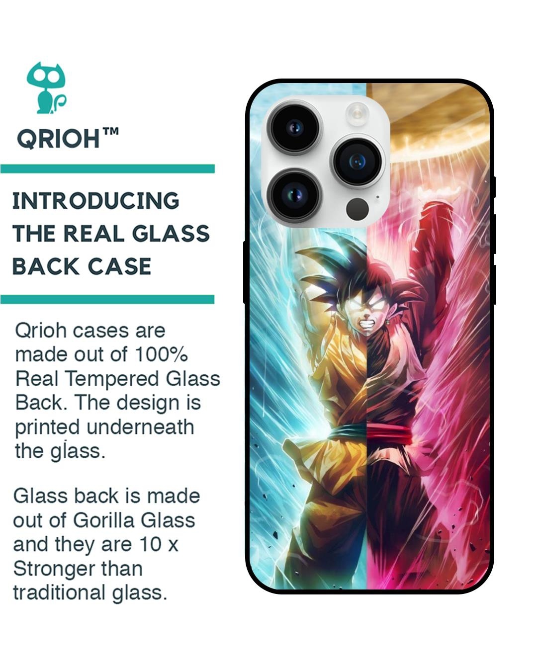 Shop Ultimate Fusion Premium Glass Case for Apple iPhone 14 Pro (Shock Proof,Scratch Resistant)-Back