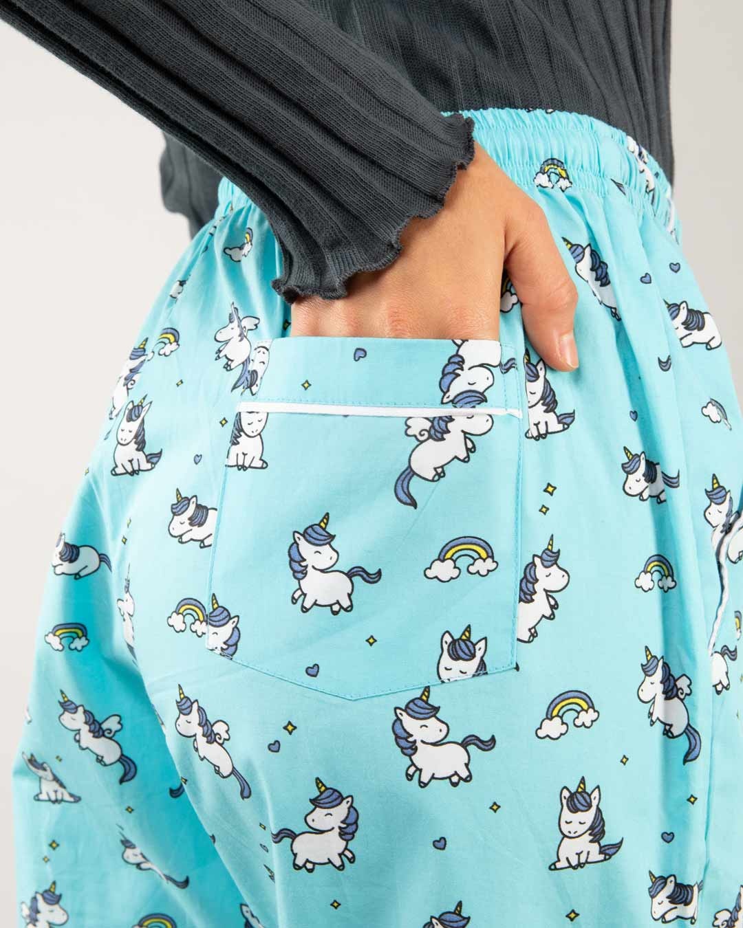Shop Unicorns All Over Printed Pyjama