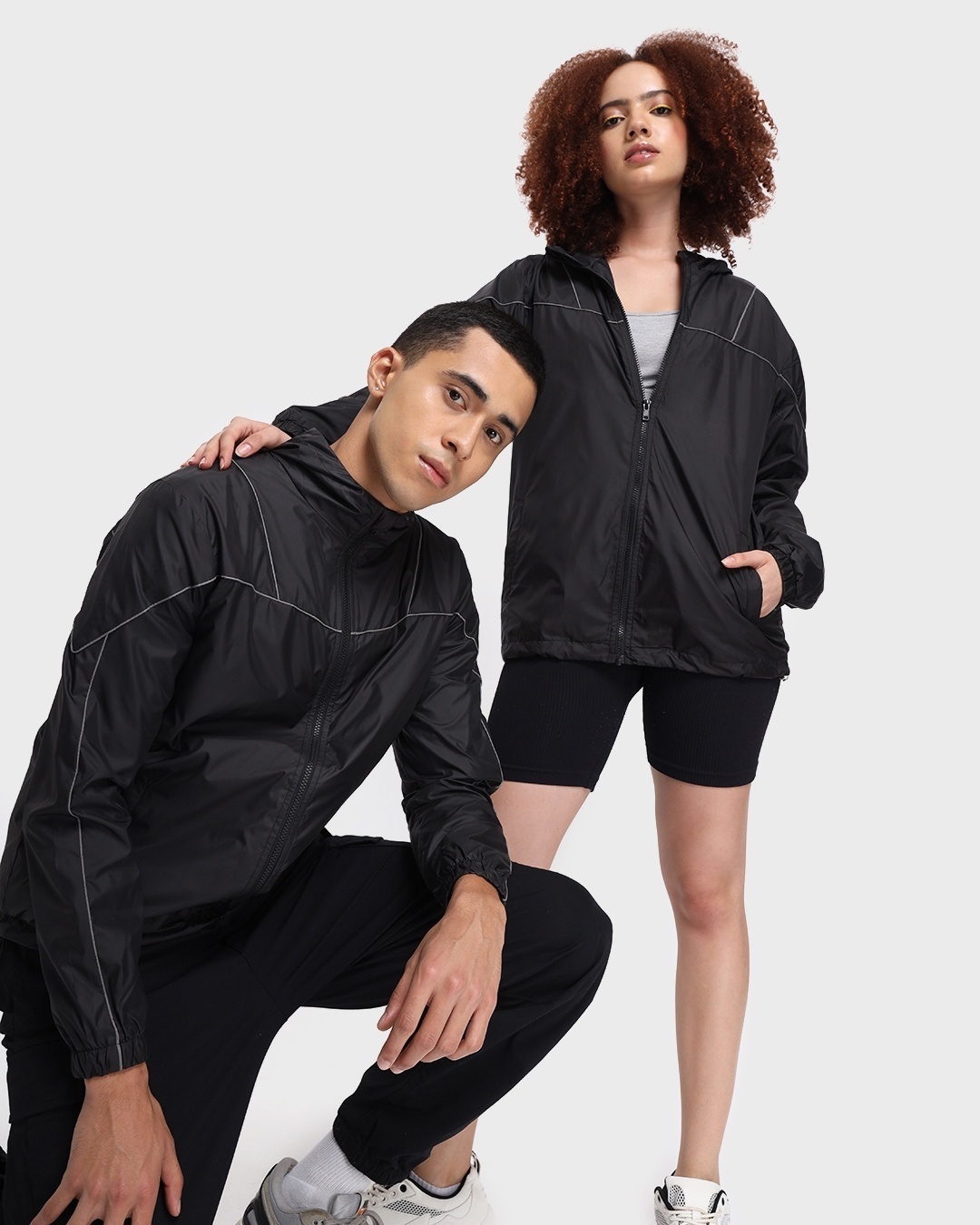 Shop Unisex Black Jacket-Front