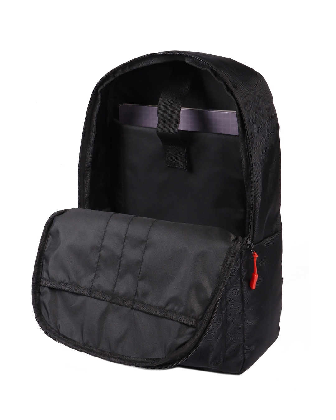 Shop Unisex Black The Batinson Printed Laptop Bag