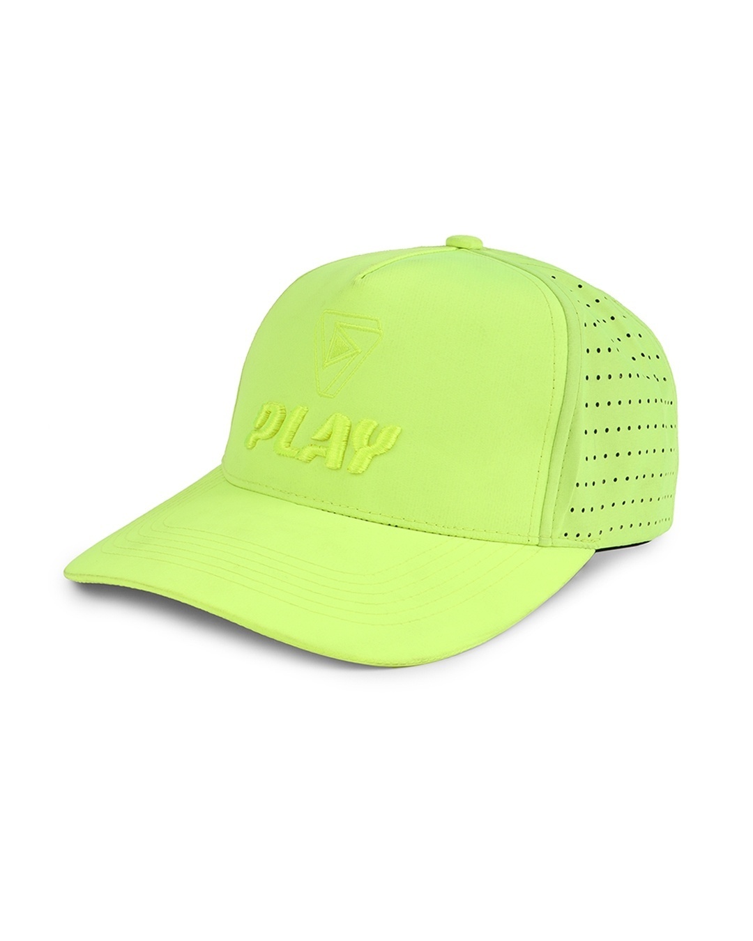 Shop Unisex Green Perforated Baseball Cap-Back