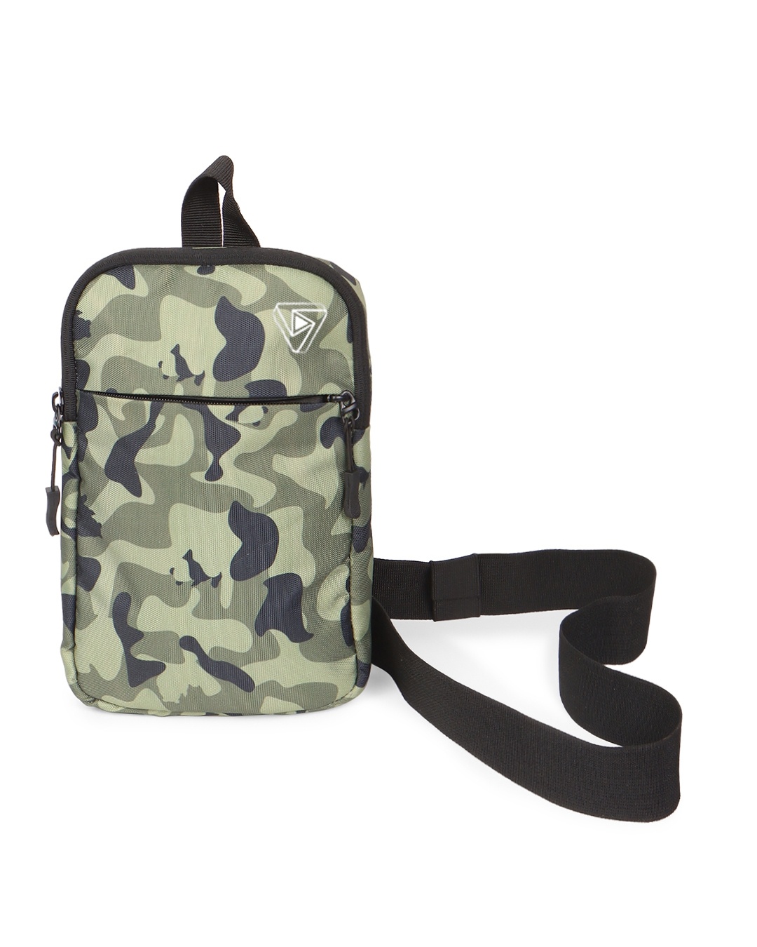 Shop UnisexGrey Camouflage Play Hip Pack Sling-Back