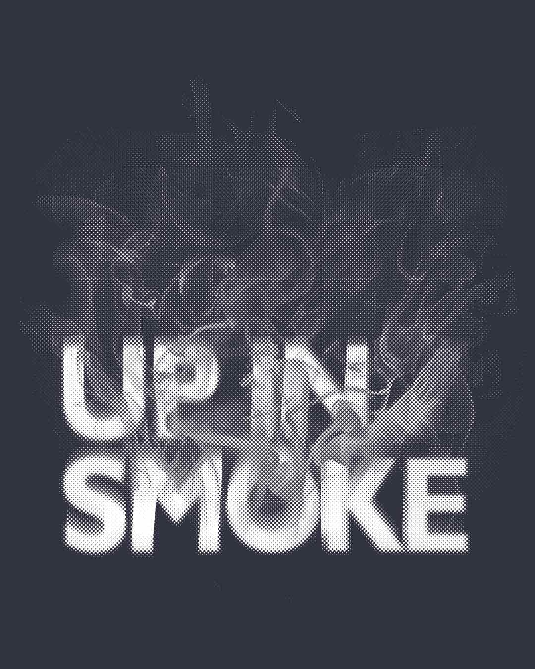 Shop Up In Smoke Typography Full Sleeve T-Shirt
