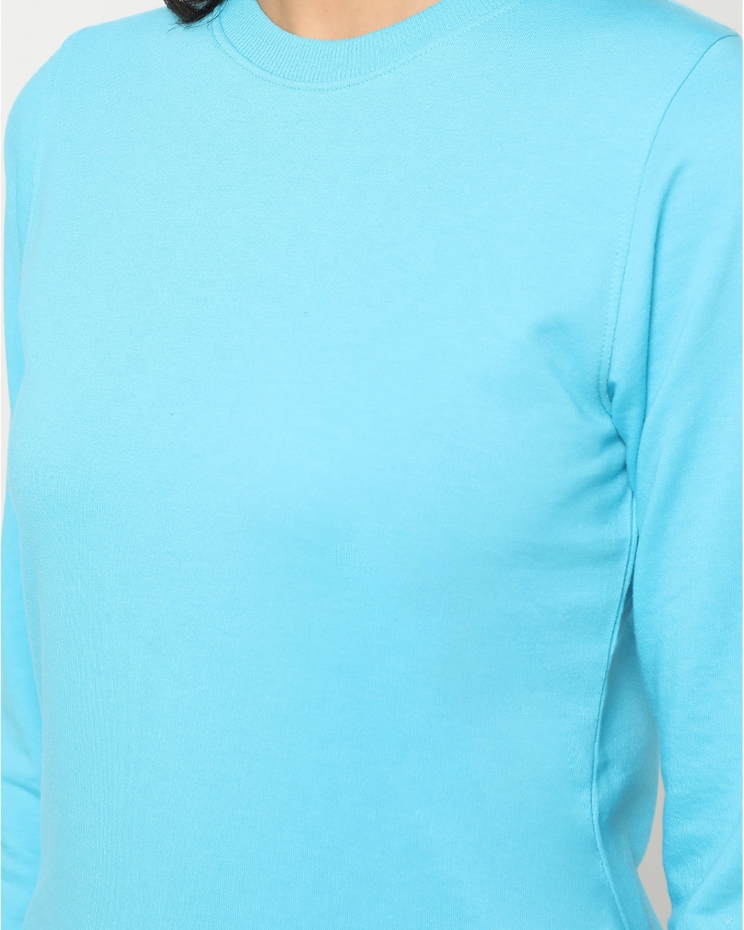 Shop Upbeat Blue Fleece Sweatshirt