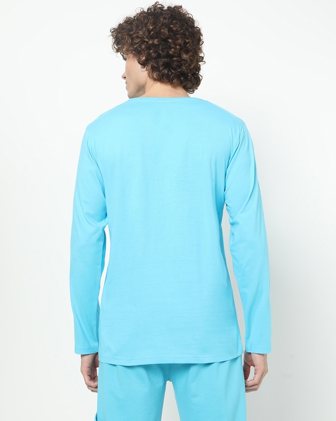 Shop Upbeat Blue Full Sleeve T-shirt-Design