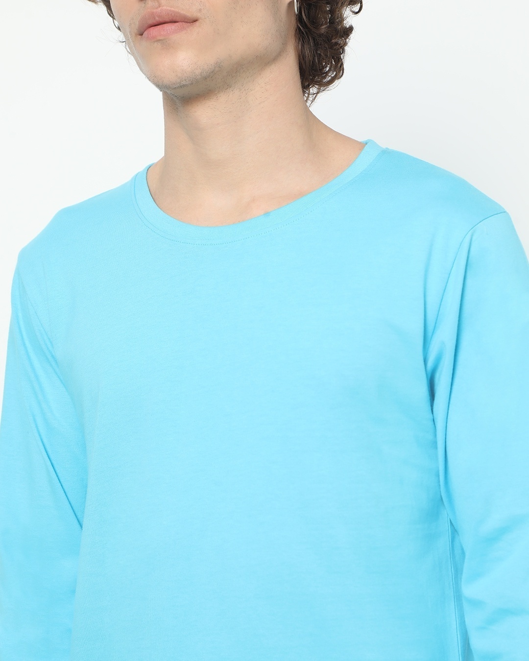 Shop Upbeat Blue Full Sleeve T-shirt