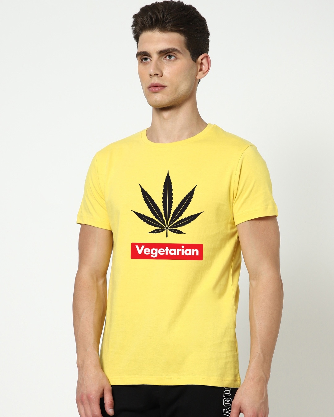 Shop Vegetarian Half Sleeve T-shirt-Front