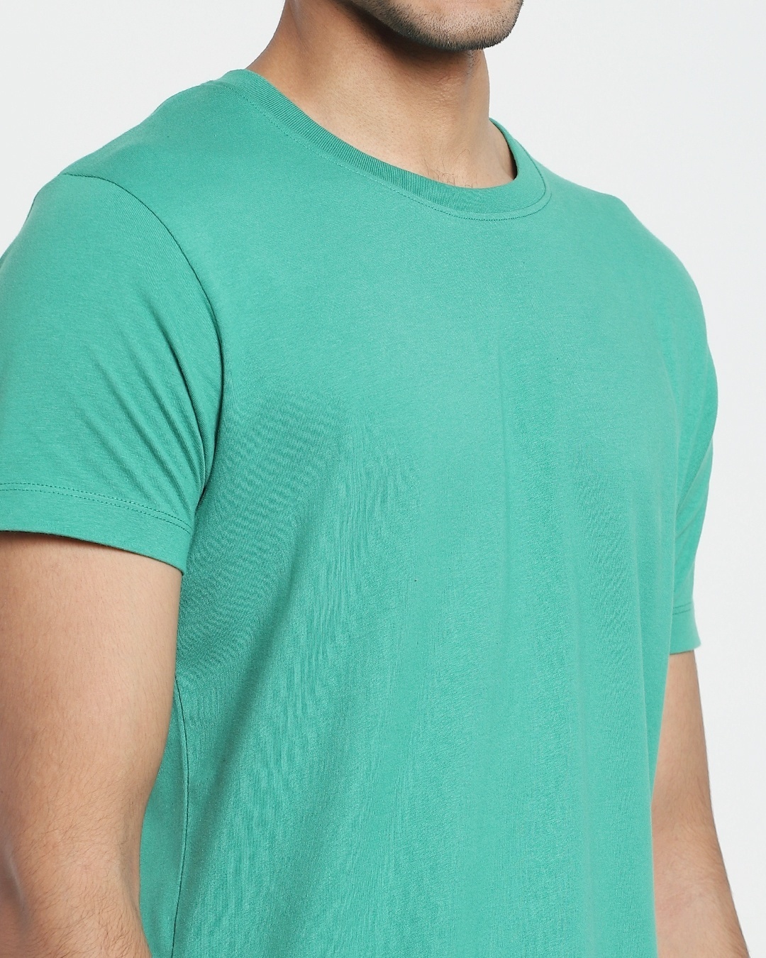 Buy Verdant Green Apple Cut Half Sleeve T-Shirt for Men green Online at ...