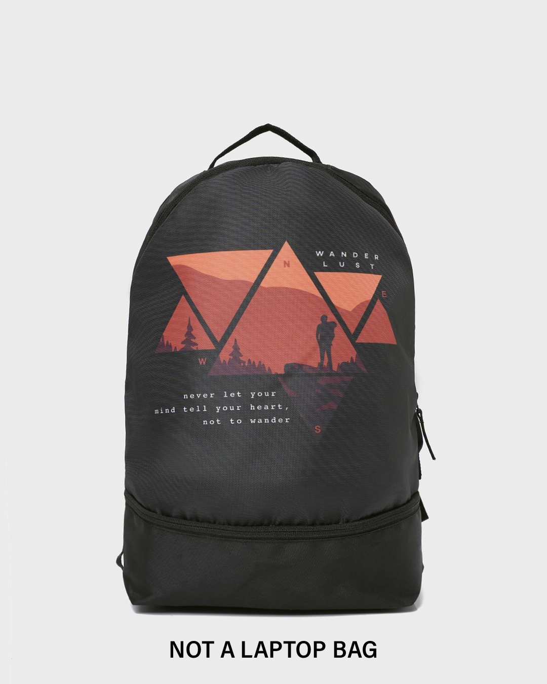 Shop Wander Heart Small Backpack-Back