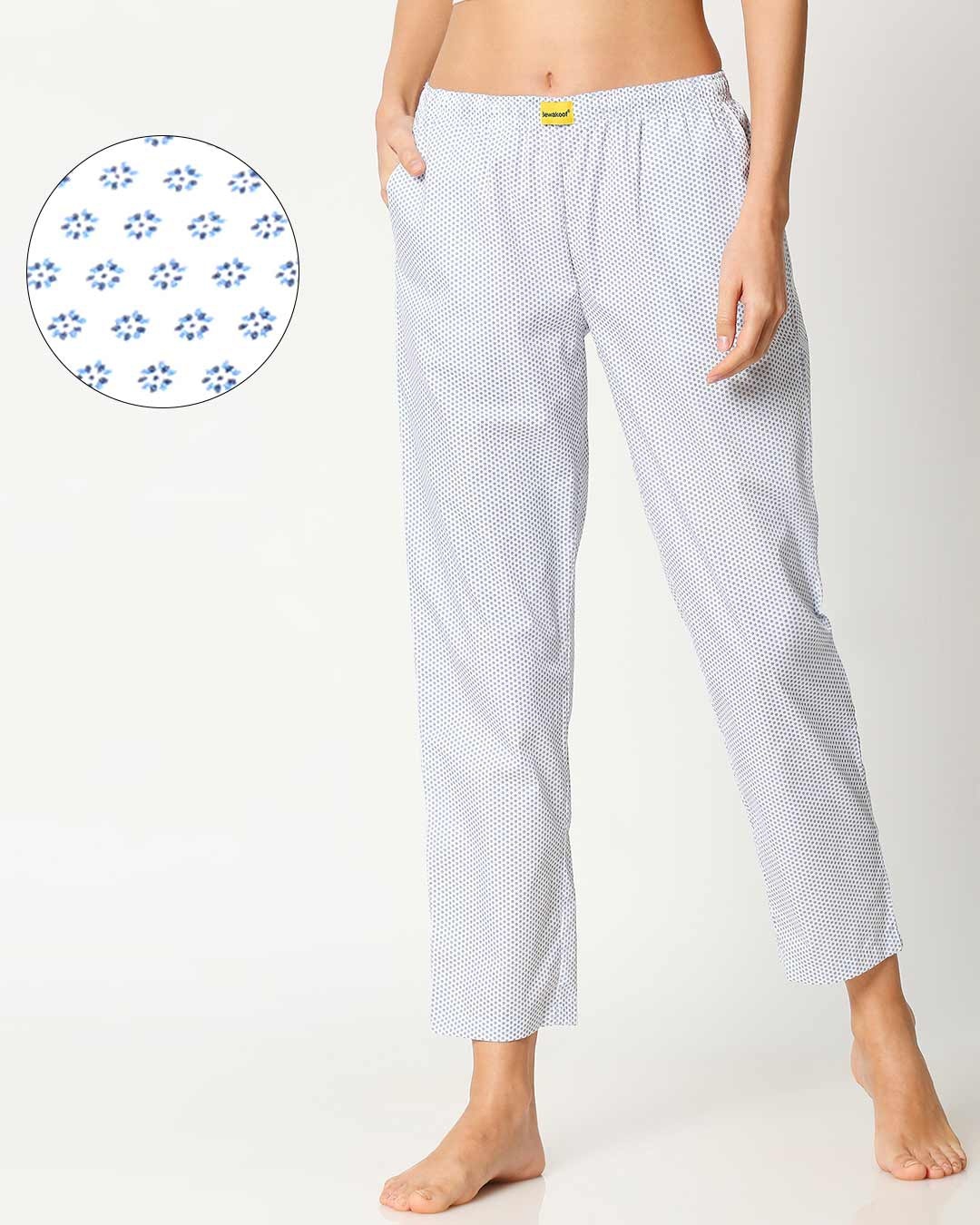 Shop White AOP Women's Pyjama