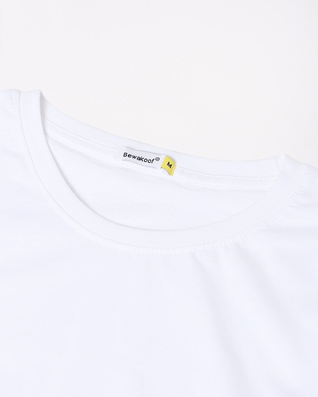 Shop White Half Sleeve T-Shirt